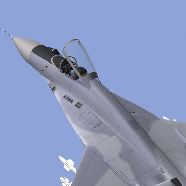 russian jet fighter 3d 3ds - Mig29C Fulcrum by mach 3 graphics